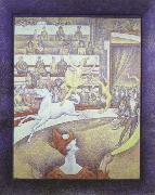 Georges Seurat circus oil